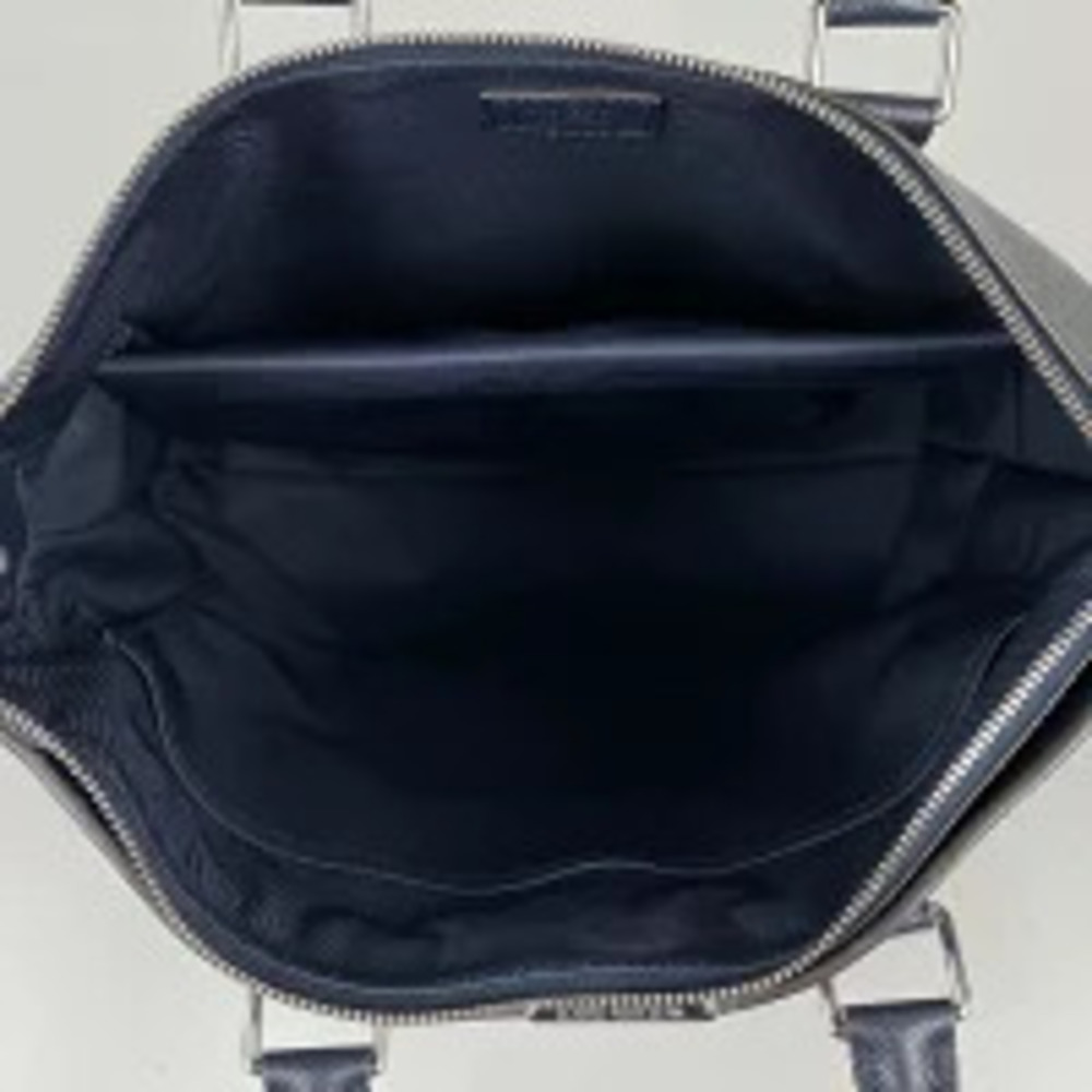Louis Vuitton Tote Anton Marine Shoulder Taiga Blue Bag Leather - Picture 7 of 7